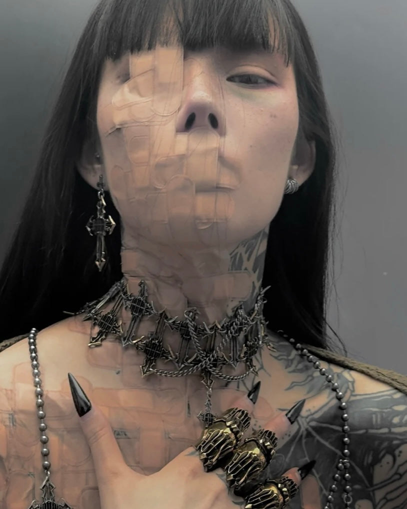 【IIIMIII】Cathedral Lace Choker
