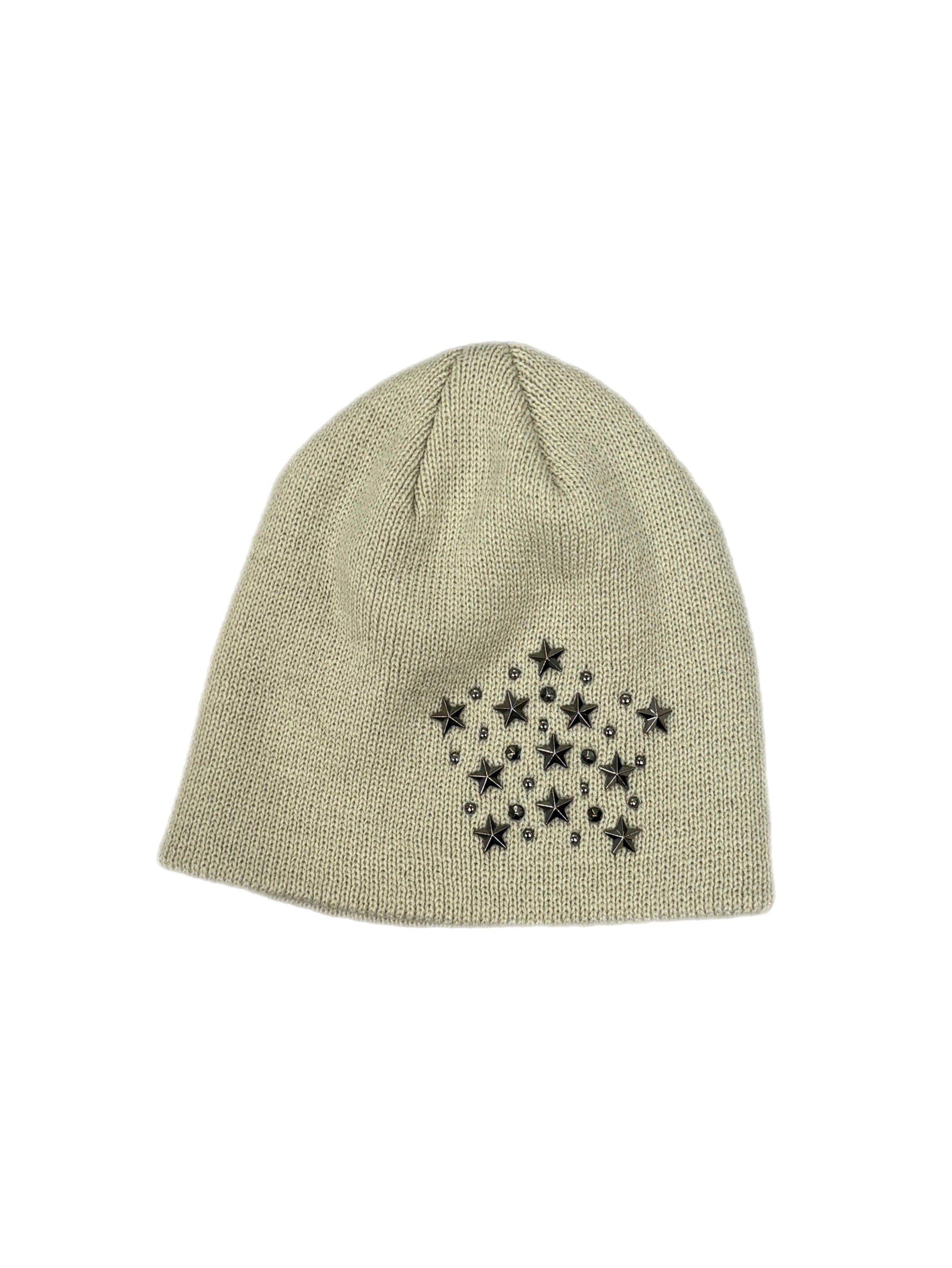 受注制【Never mind the XU】star studs beanie (3color)