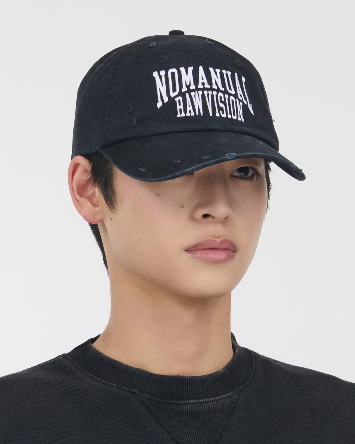 【NOMANUAL】RAW VISION DAMAGED BALL CAP