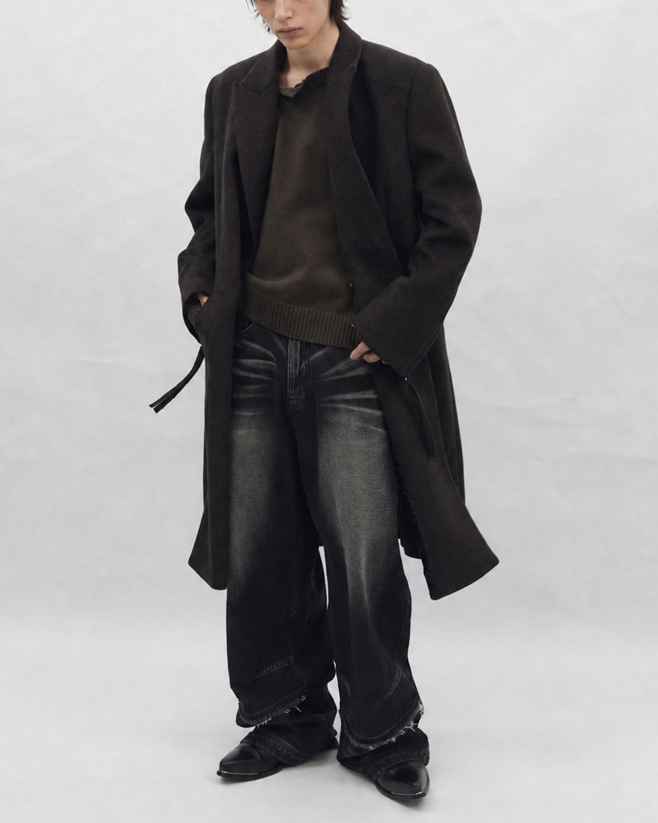 【BLR BLUER】Edge-Weighted Pants