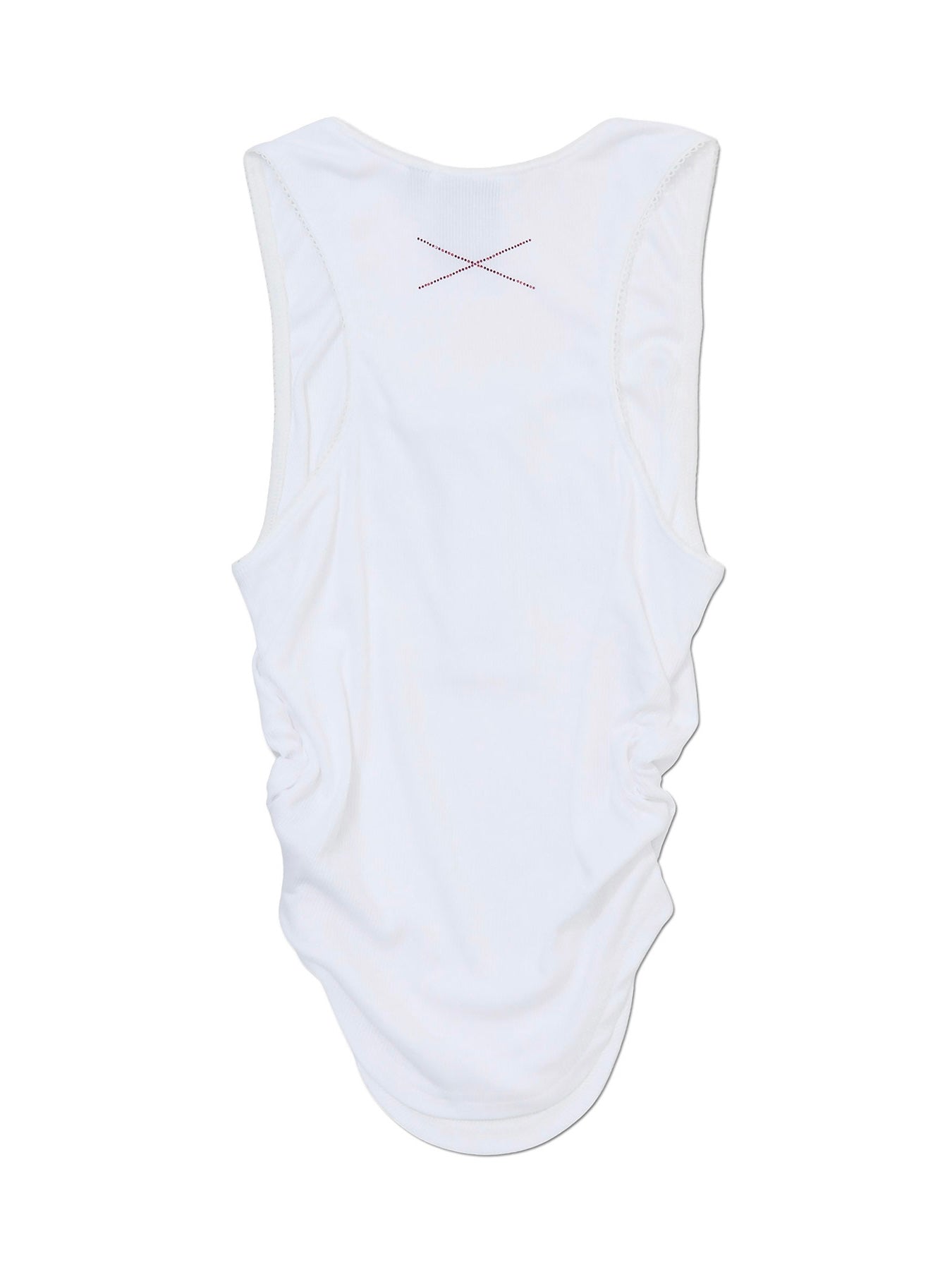 【NOMANUAL×TRUE RELIGION】NO RELIGION SHIRRING SLEEVELESS TEE