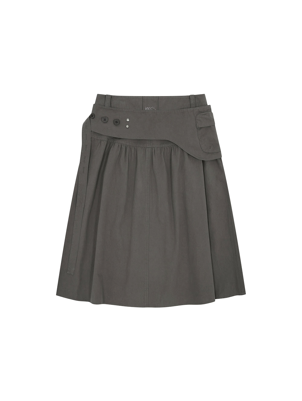 6/8 21:00発売【TUOMIO】WASHED BELT BAG SKIRT