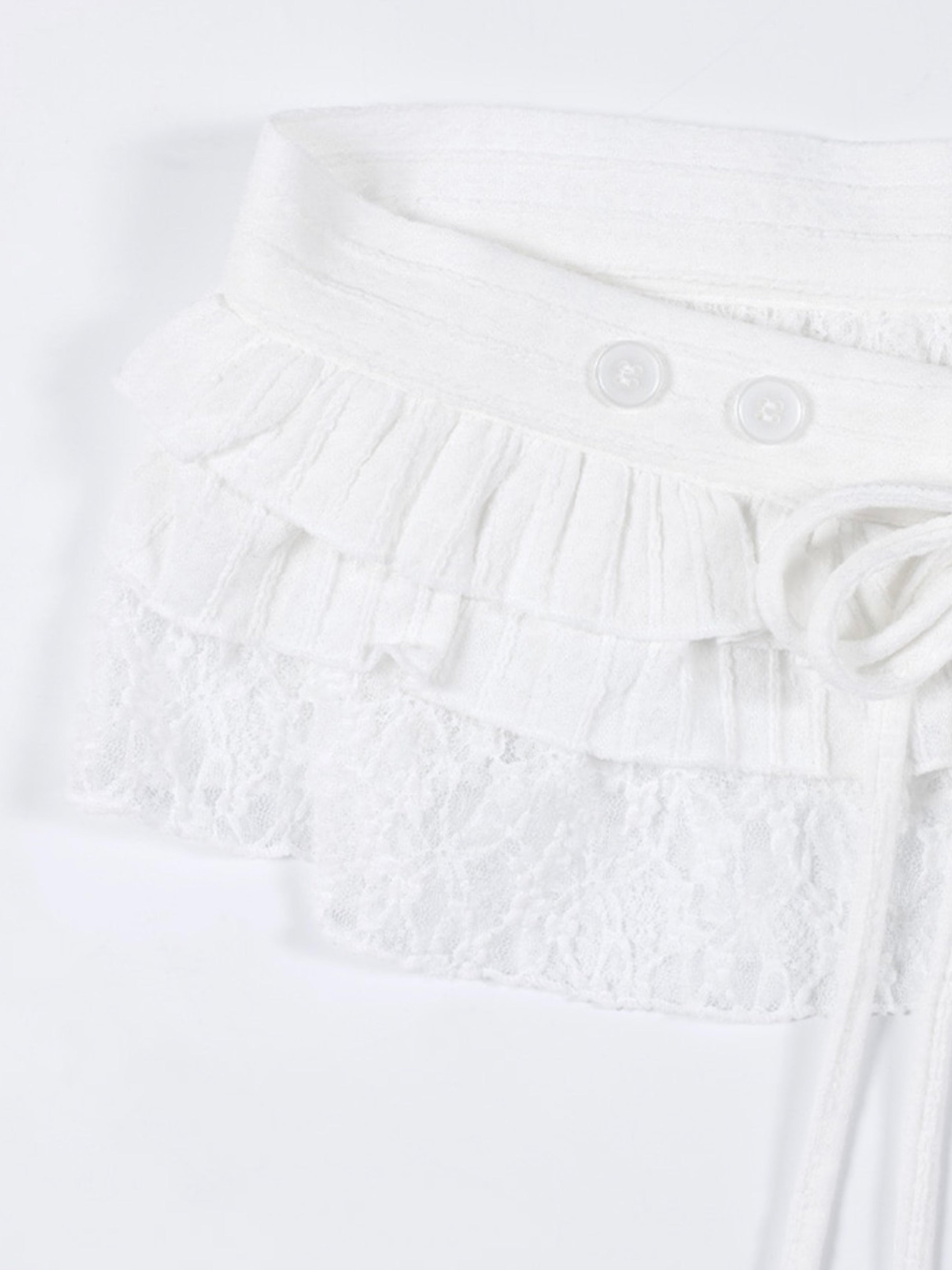 【FANCY CLUB】LACE POCKET BELTED BAG