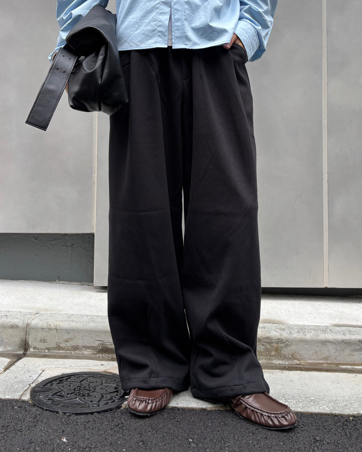東京店WEB限定【Chikashitsu +】pintuck sweat pants (2color)
