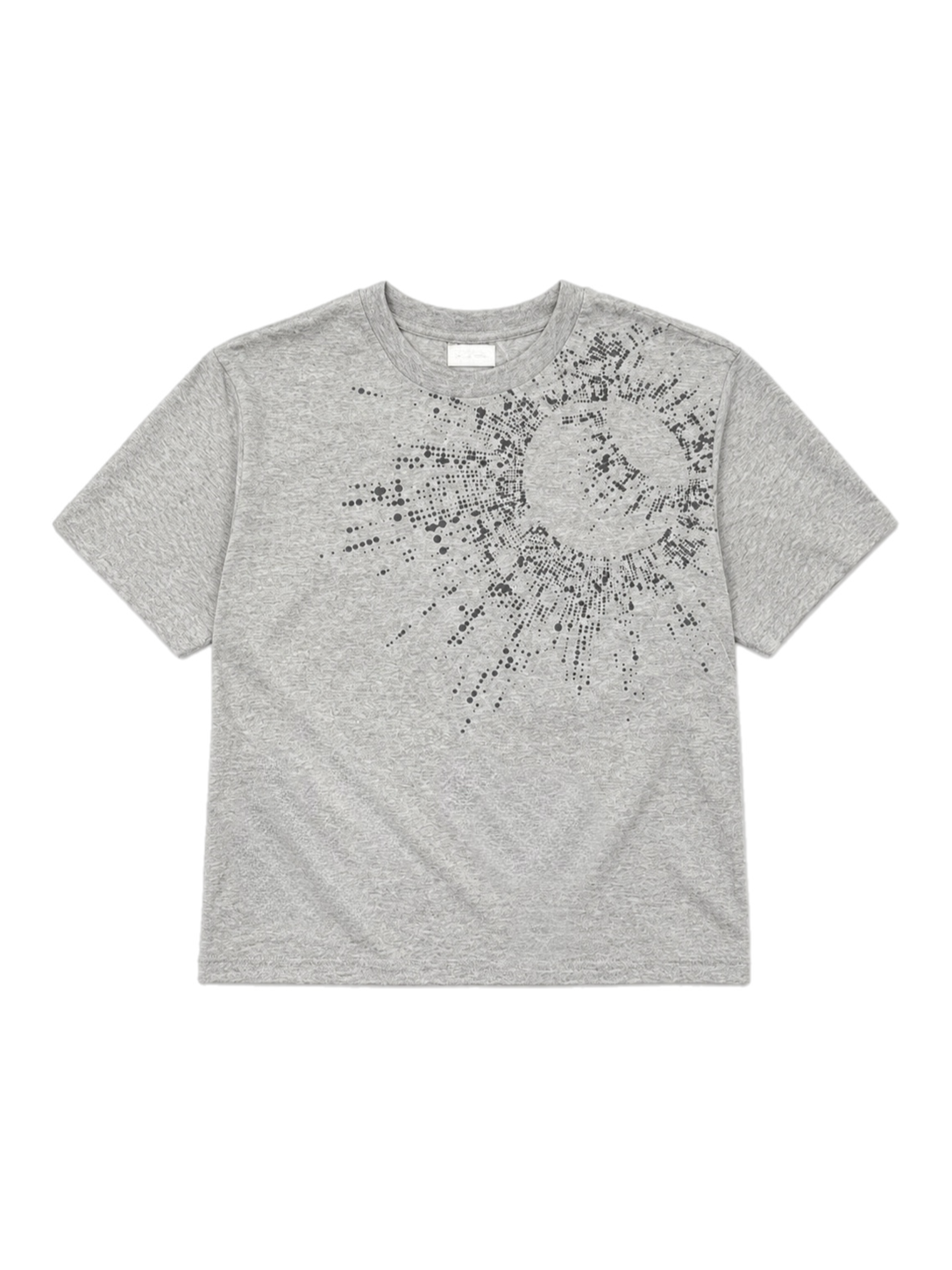 受注制【Chikashitsu +】sunshine printing crop tee (4color)