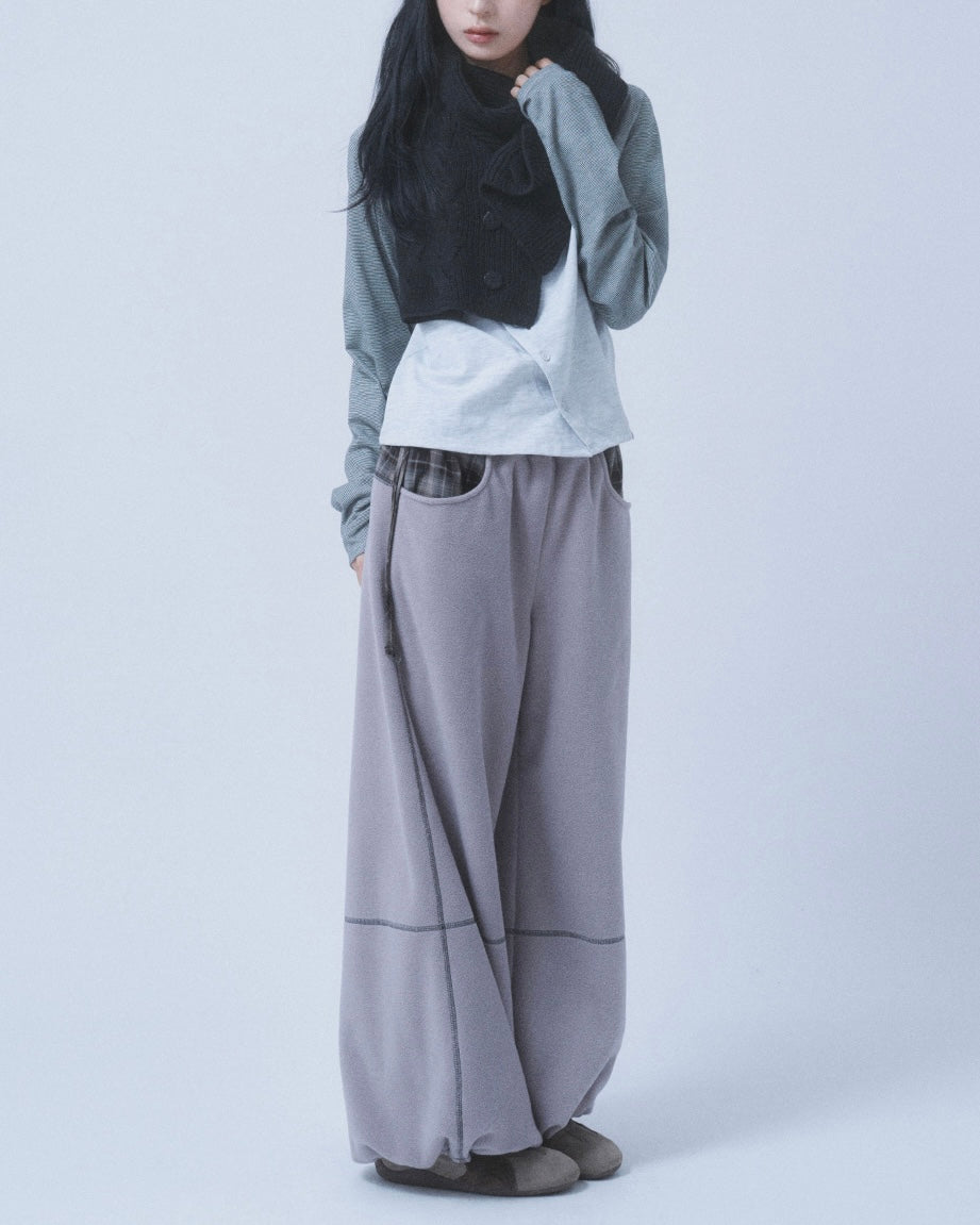 【TUOMIO】STRIPE BUTTON LONG SLEEVE