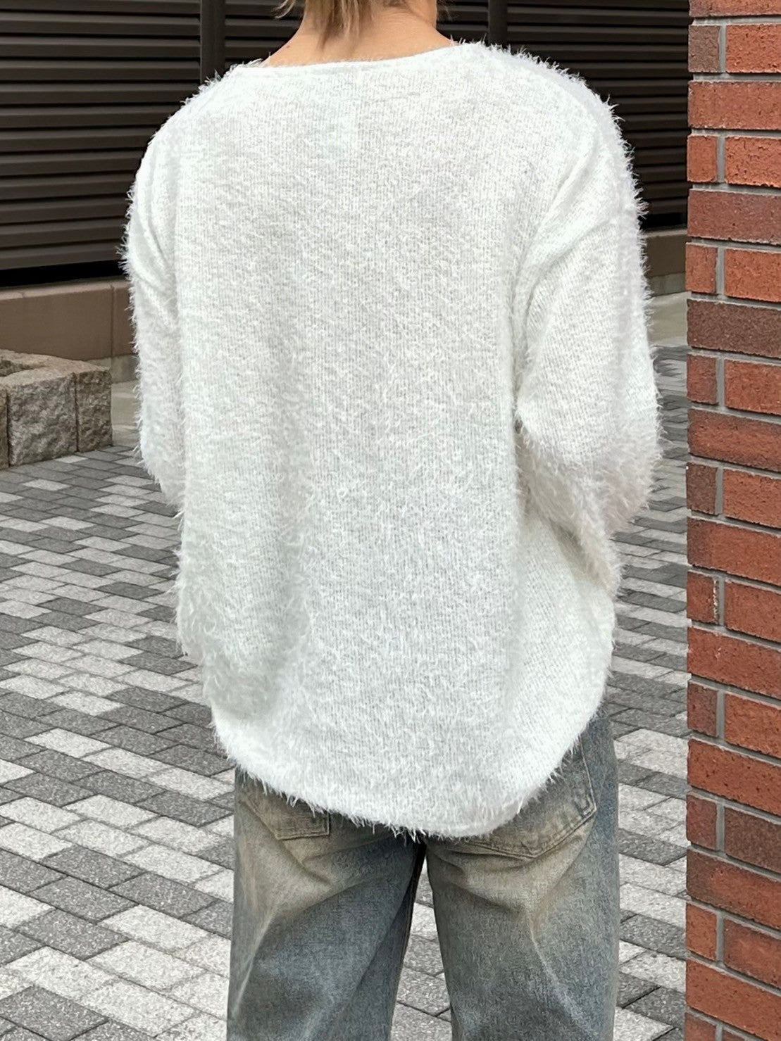 受注制【Chikashitsu +】shaggy knit (5color)