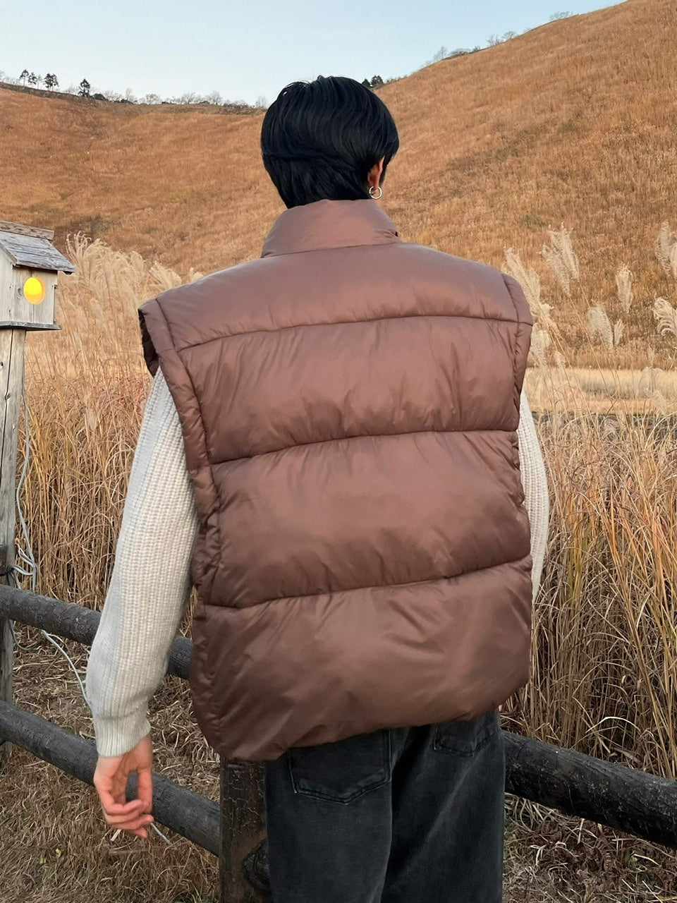 受注制【Chikashitsu +】2way padding jacket (4color)