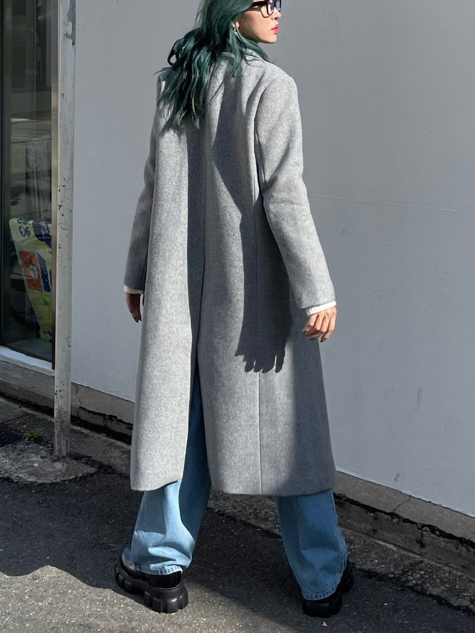 受注制【Chikashitsu +】arm zip gentleman coat (2color)