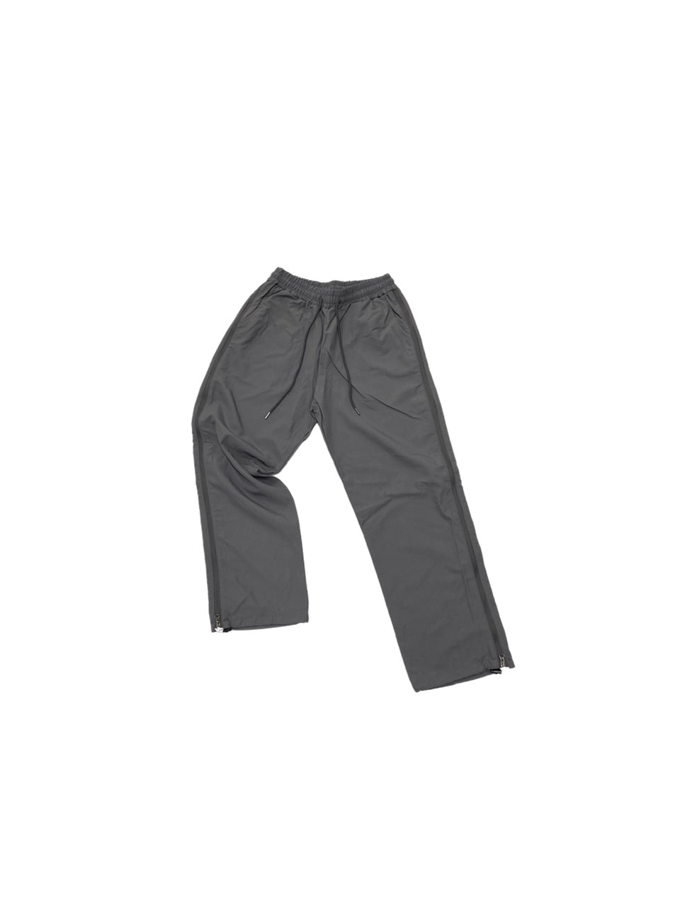 受注制【Chikashitsu +】side zip wide nylon pants (3color)