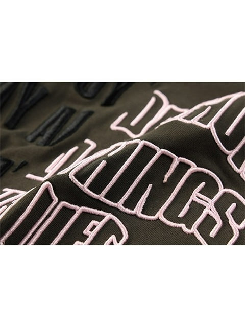 【MR. ENJOY DA MONEY】Cutting font short sleeves