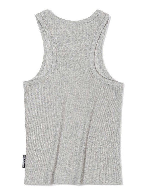 【Uglyshadow】BEADS MANGO SLEEVELESS / 【アグリーシャドウ】ビーズシンプルタンクトップ