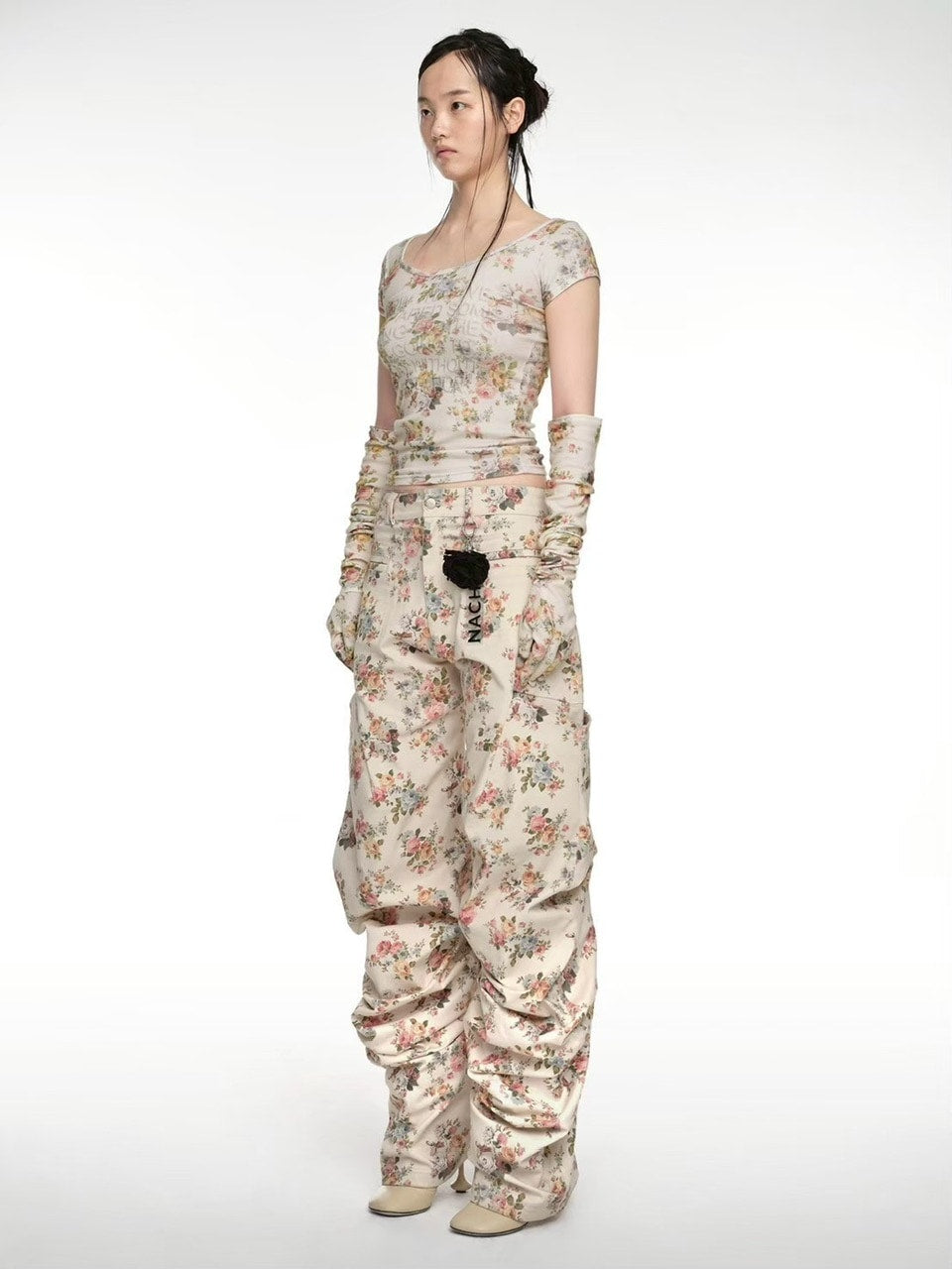 【NACHE】CONVEX PRINTED T-SHIRT