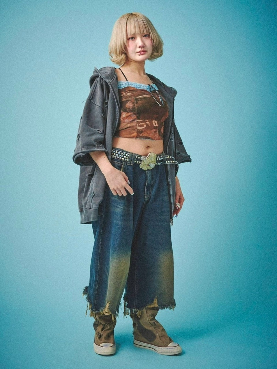 【GALFY】病みに染まりし反戦パーカー