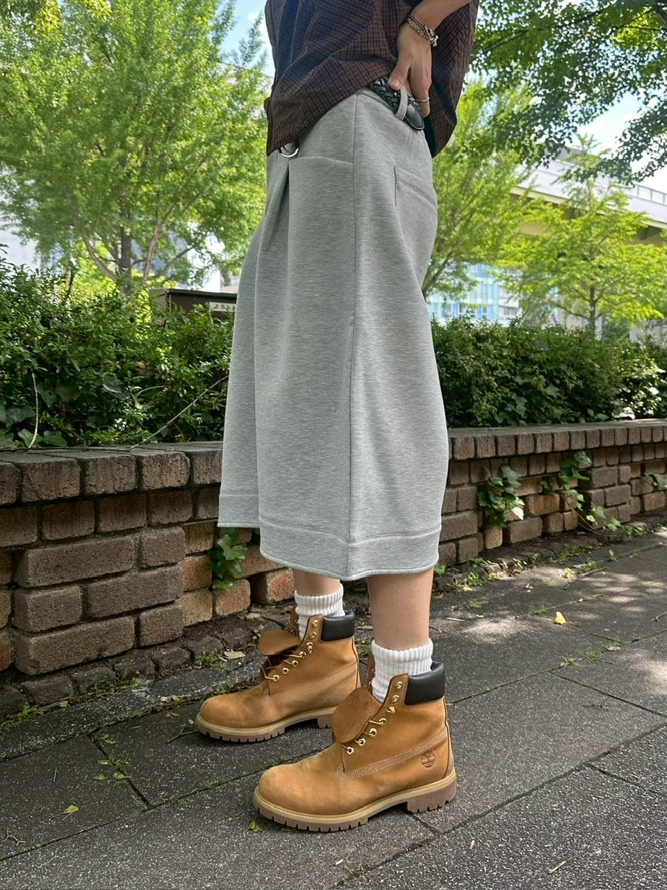受注制【youll】easy bermuda sweat pants