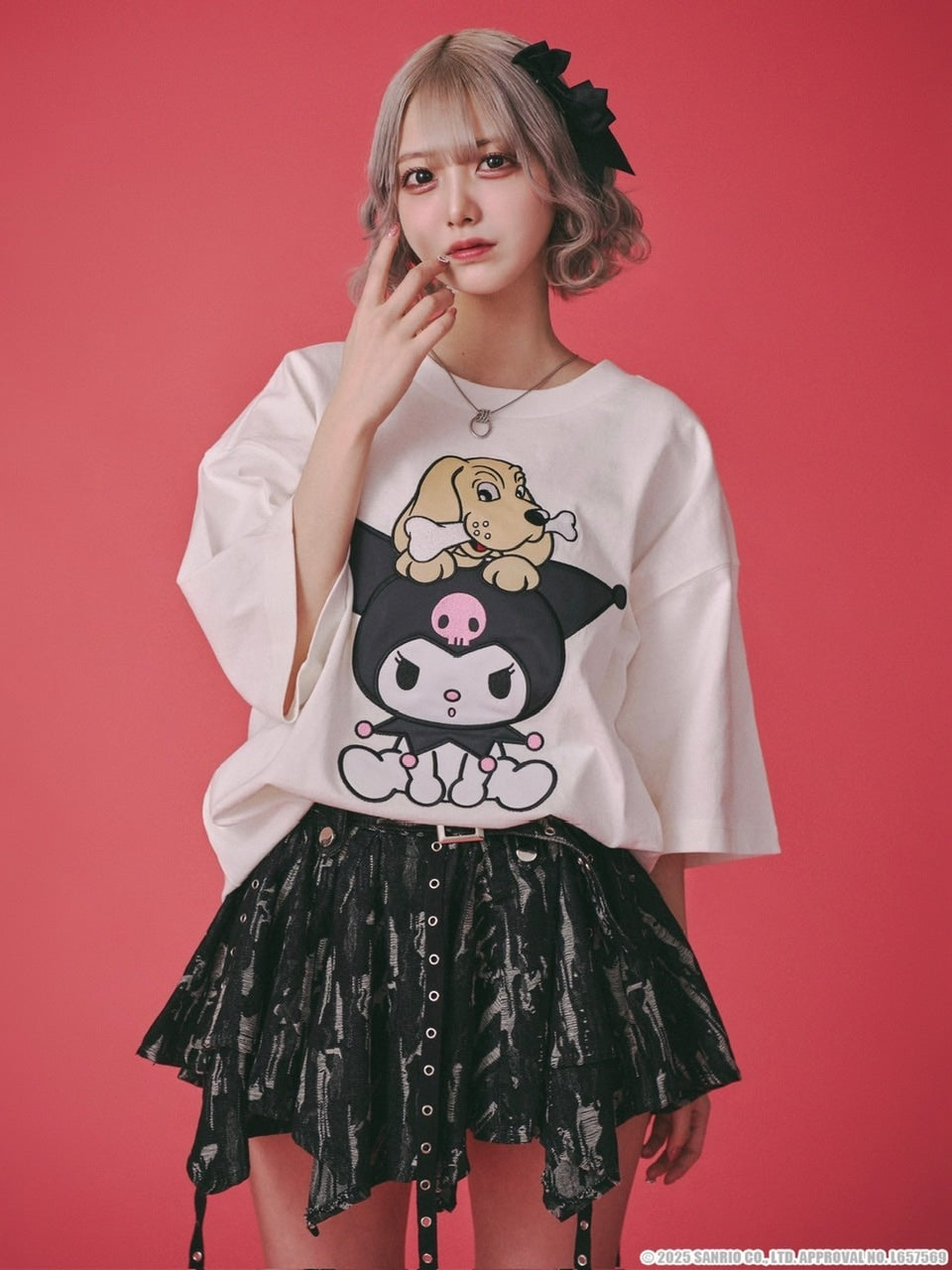 【GALFY×KUROMI】クロミちゃんとGALFYの半袖TEE