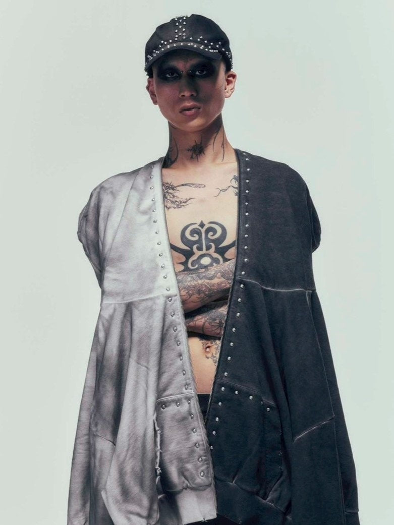 【DIG YOUR OWN GRAVE】SILENT CROSS CAP /【ディグユアオウングレイブ】スタッズキャップ