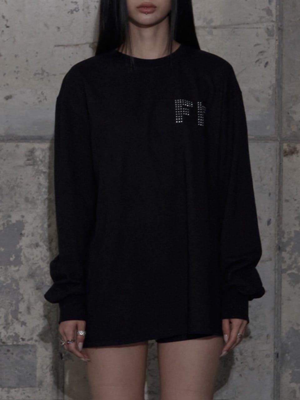 【FANCY CLUB】FF LETTERING LONG SLEEVE / 【ファンシークラブ】ＦＦレタリング長袖Ｔシャツ