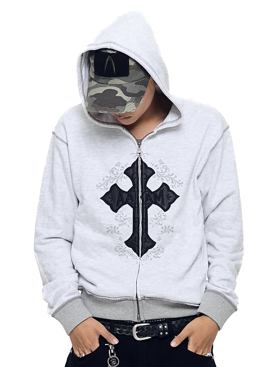 12/21再入荷【AAKAM】AKM CROS2 Zip-Up Hoodie