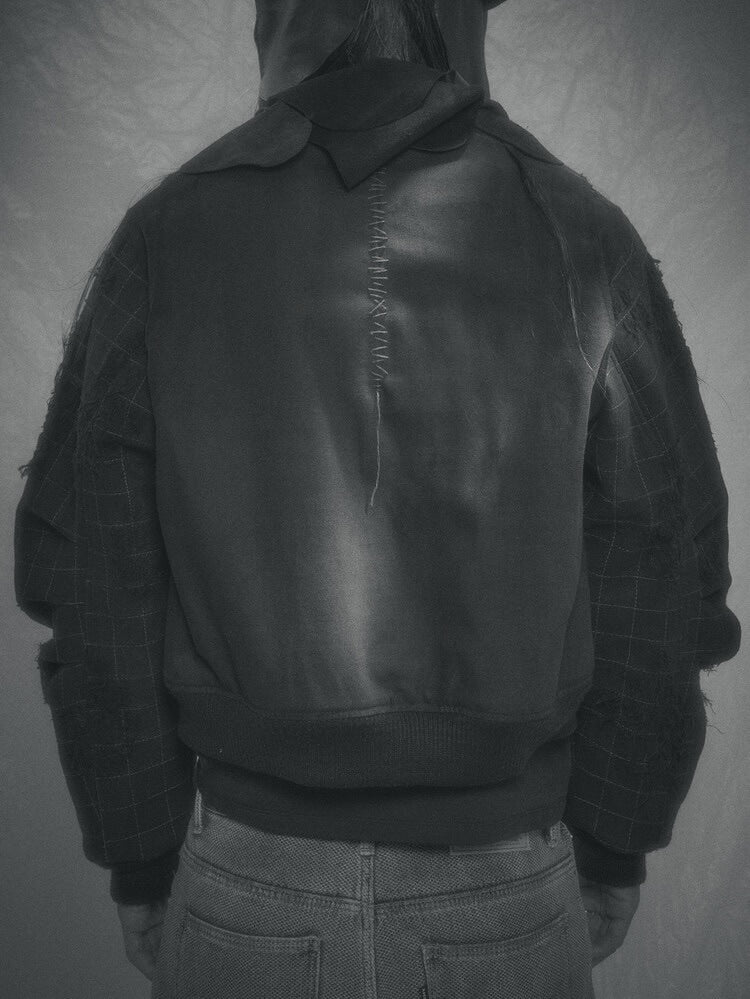 【SURGERY】surgery Scarline varsity jacket