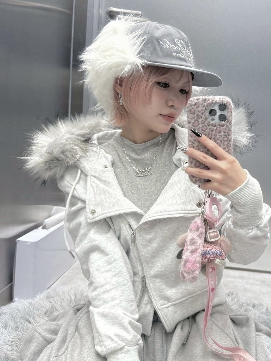 【MARSPOCKET】ear fur flightcap / 【マースポケット】ファーフライトキャップ