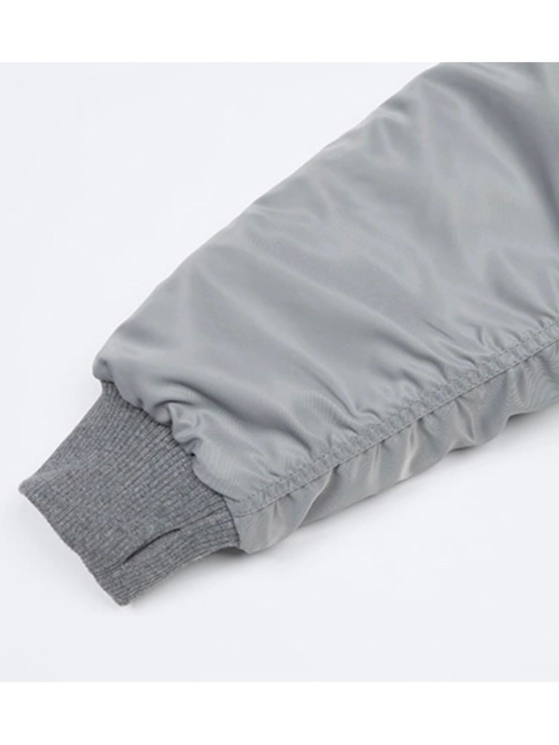 【NOT KNOWING】Fur Trim MA-1 Padded Jumper