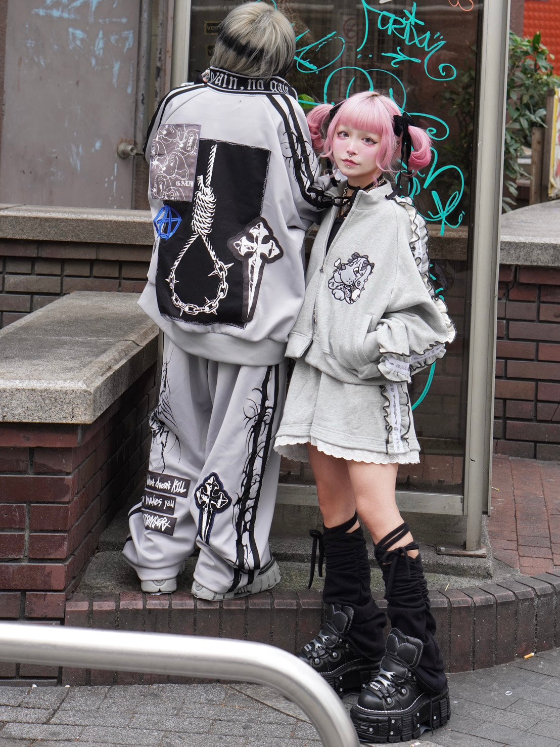 2/8 20:00発売 Pressing限定 【GALFY×CHAPI】コラボセットアップ (2color)