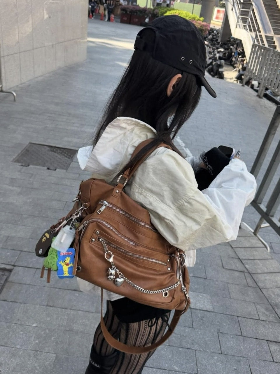 【BLACK PURPLE】Bread Bag