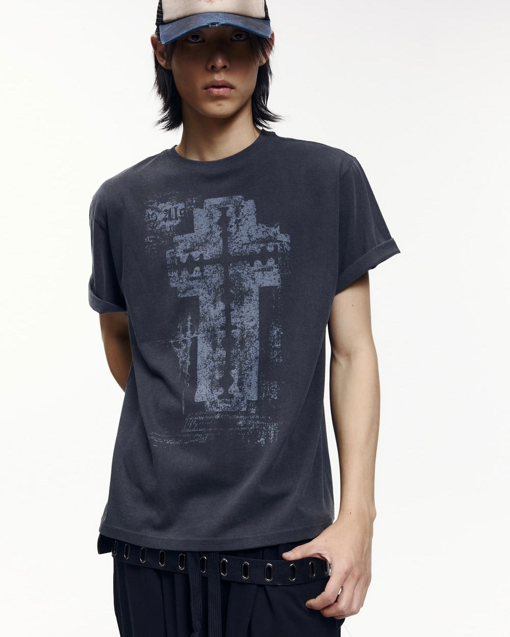【AAKAM】Razor Cross Half Top