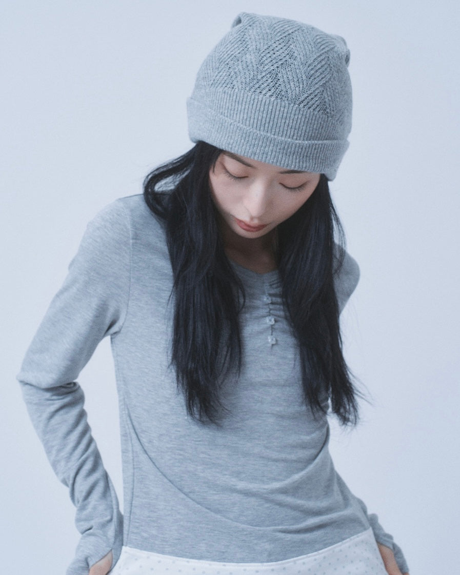 【TUOMIO】MULTIWAY WOOL KNIT BEANIE