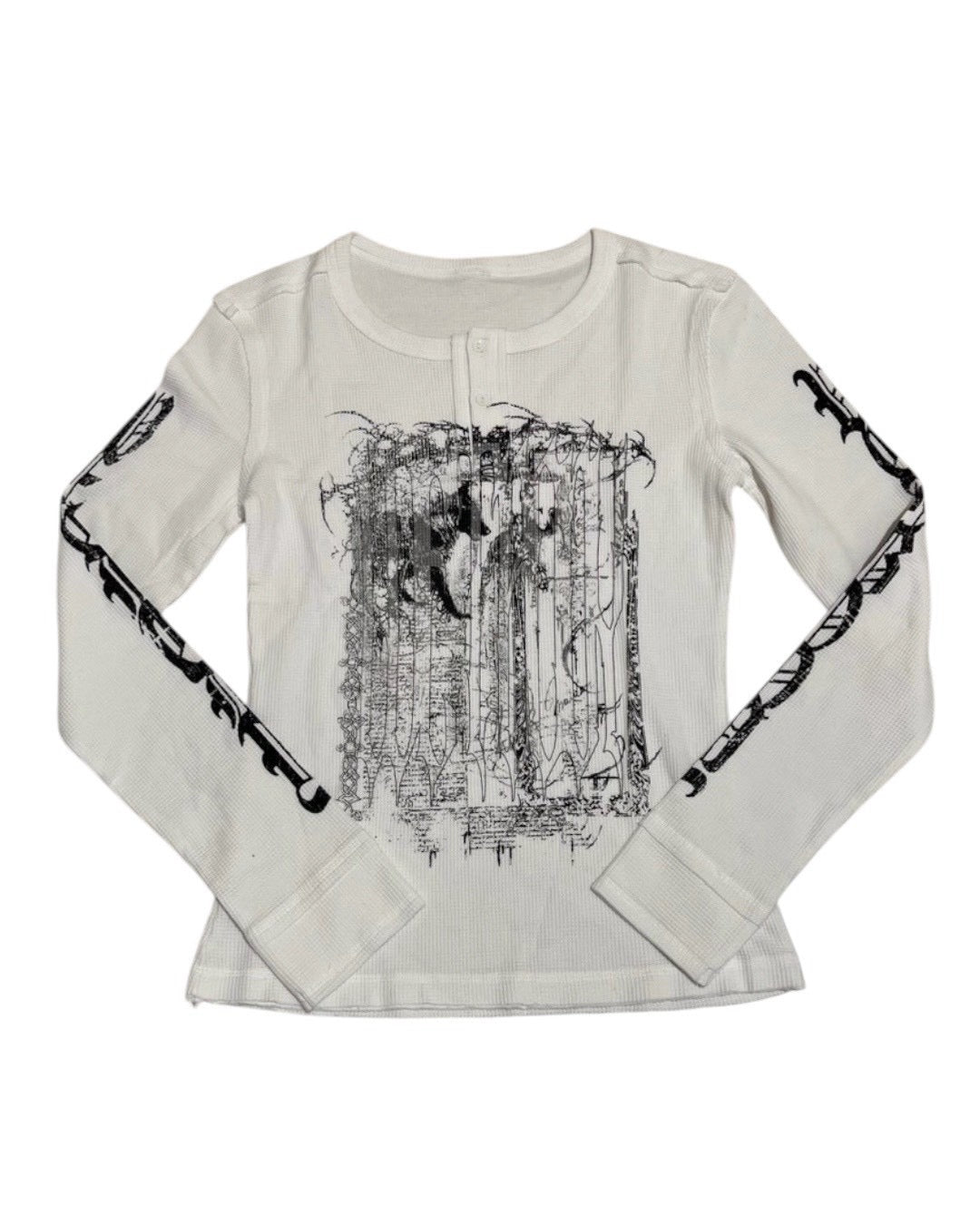 国際配送【BABY09】dark waffle long sleeve