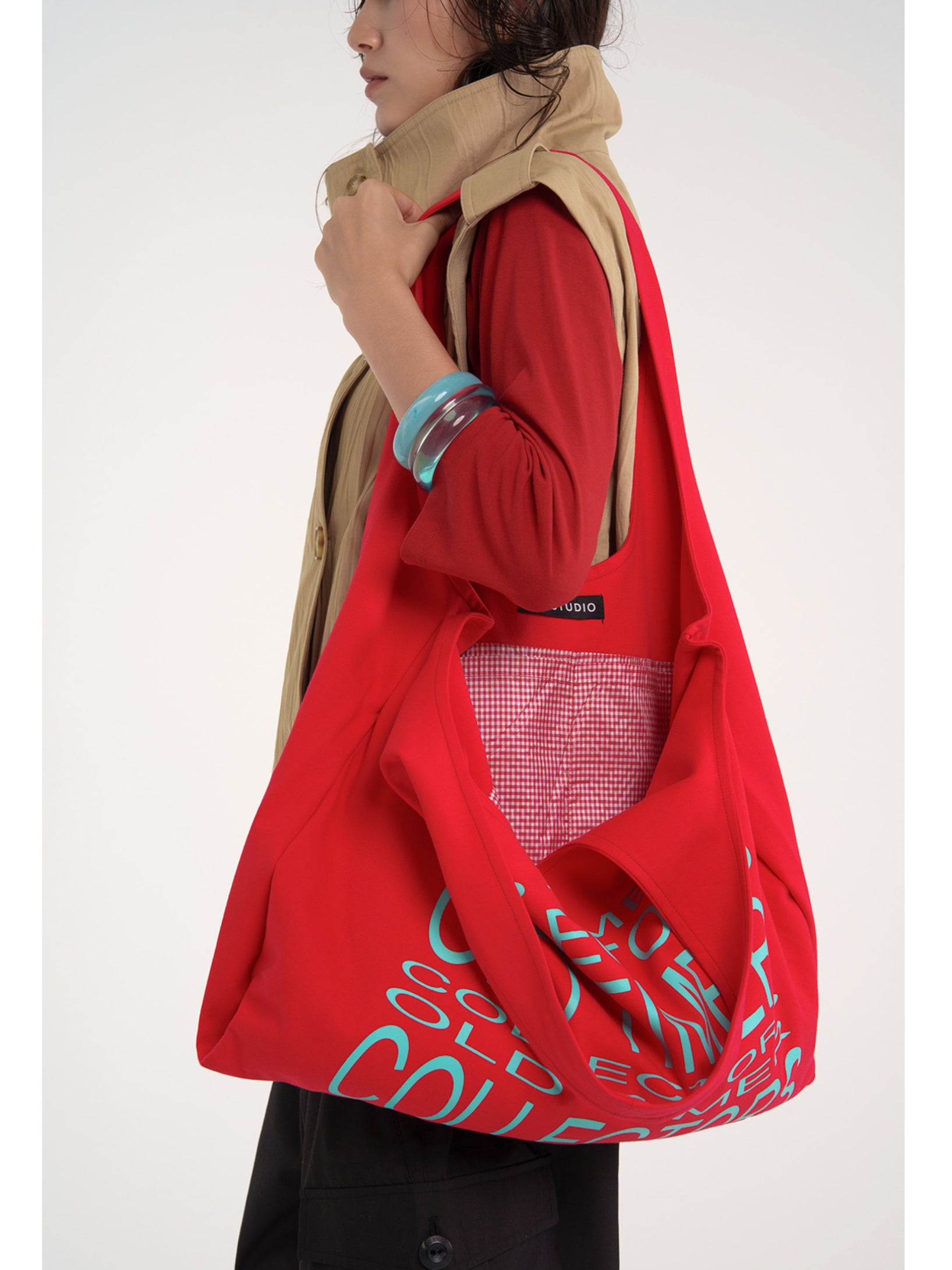 【ESC STUDIO】Big old timer market bag