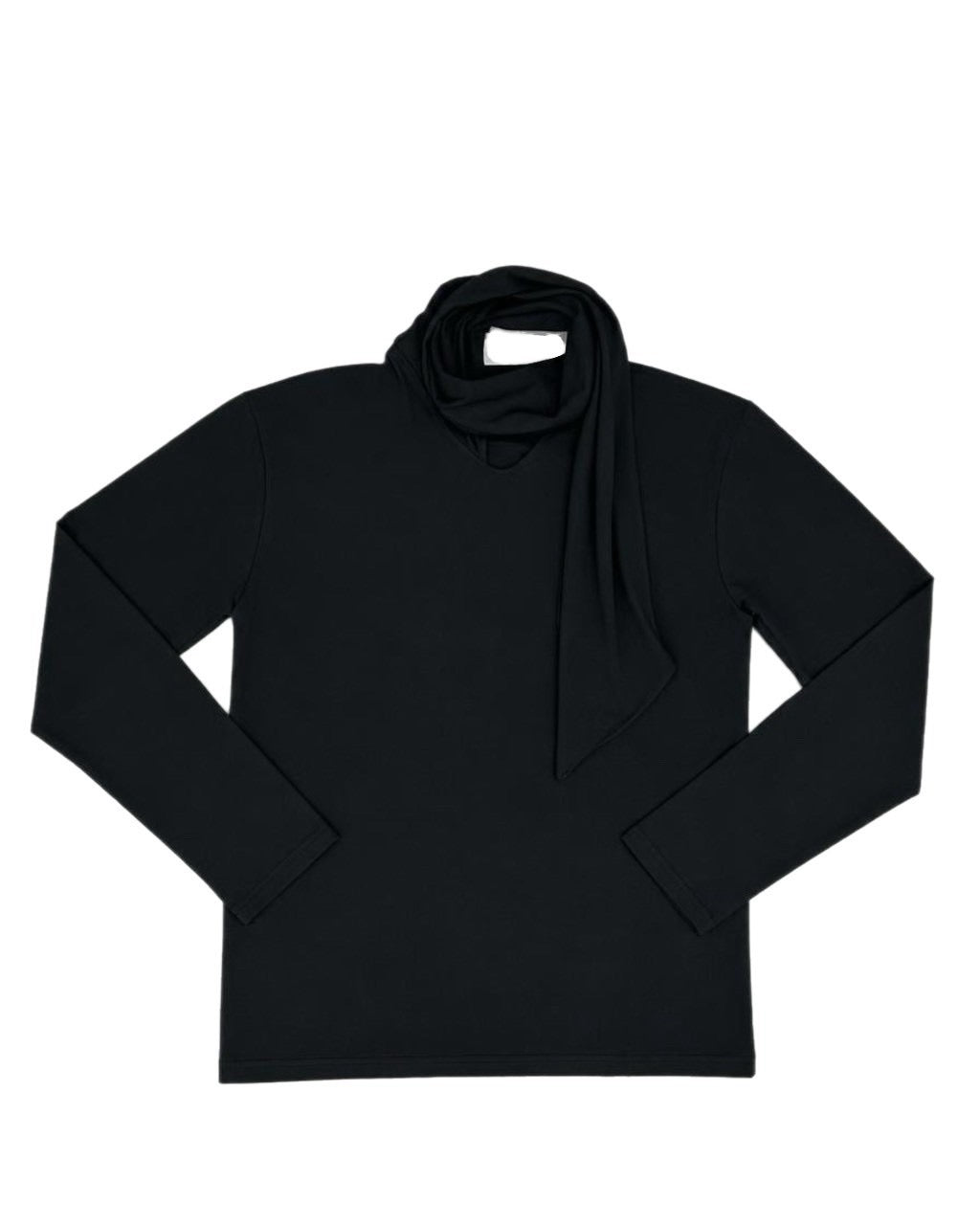 受注制【nmtc+】Draped Scarf Neck Top (2color)