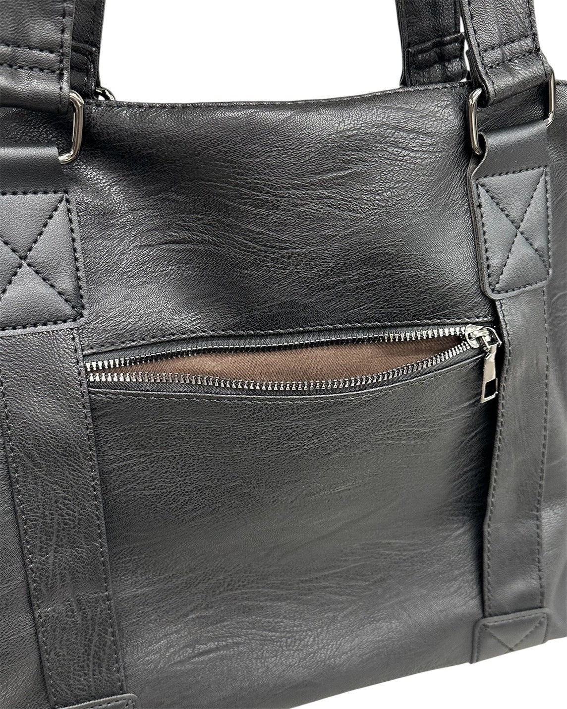 受注制【nmtc+】modern 2way fake leather cross bag