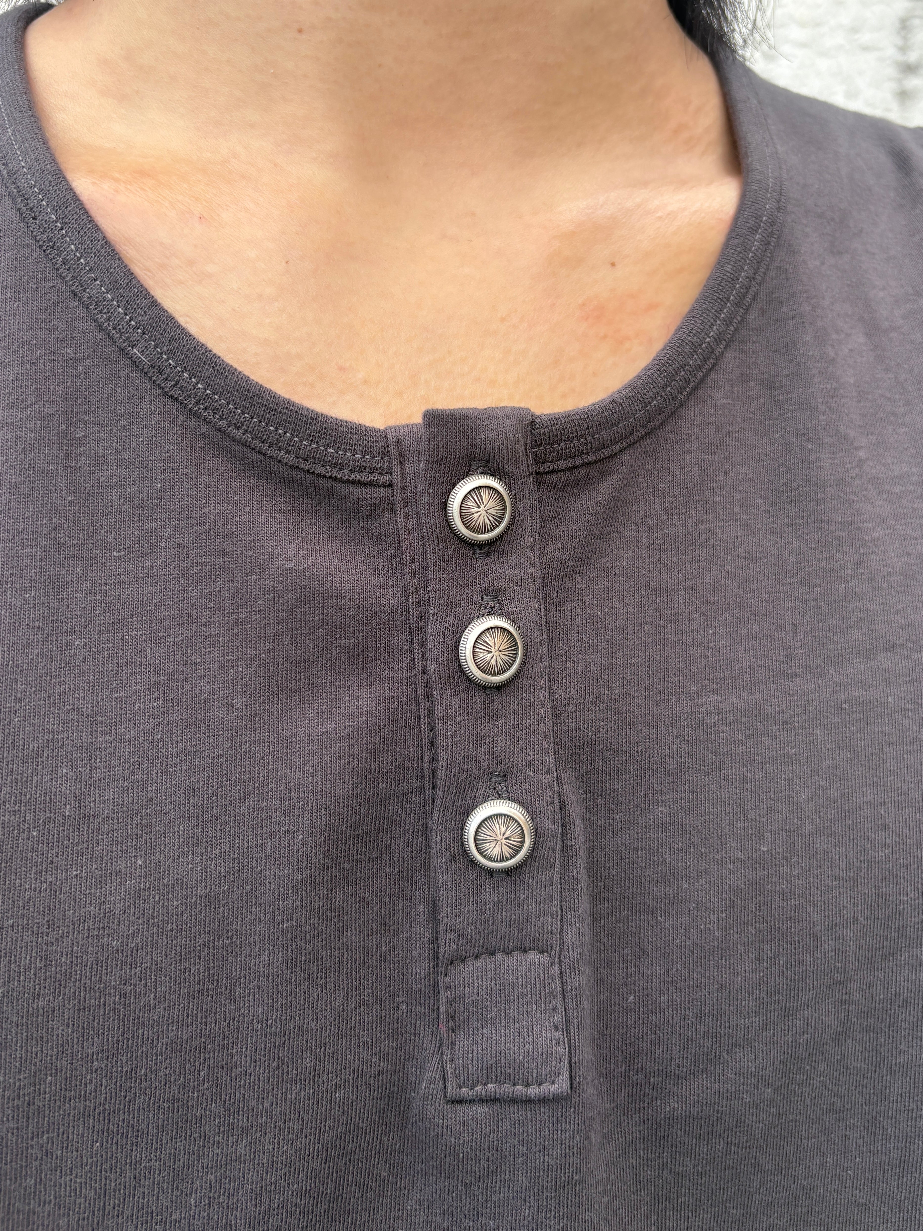 受注制【youll】Henley neck tank top (3color)