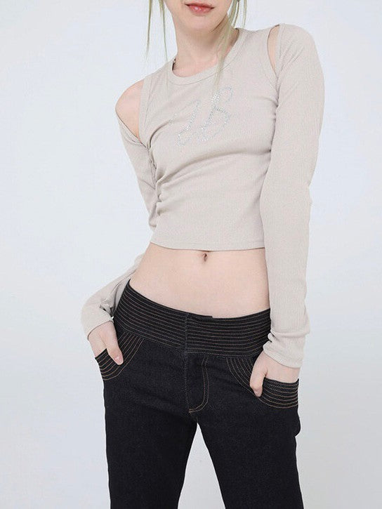 【Ugly shadow】DAILY CROP CARDIGAN