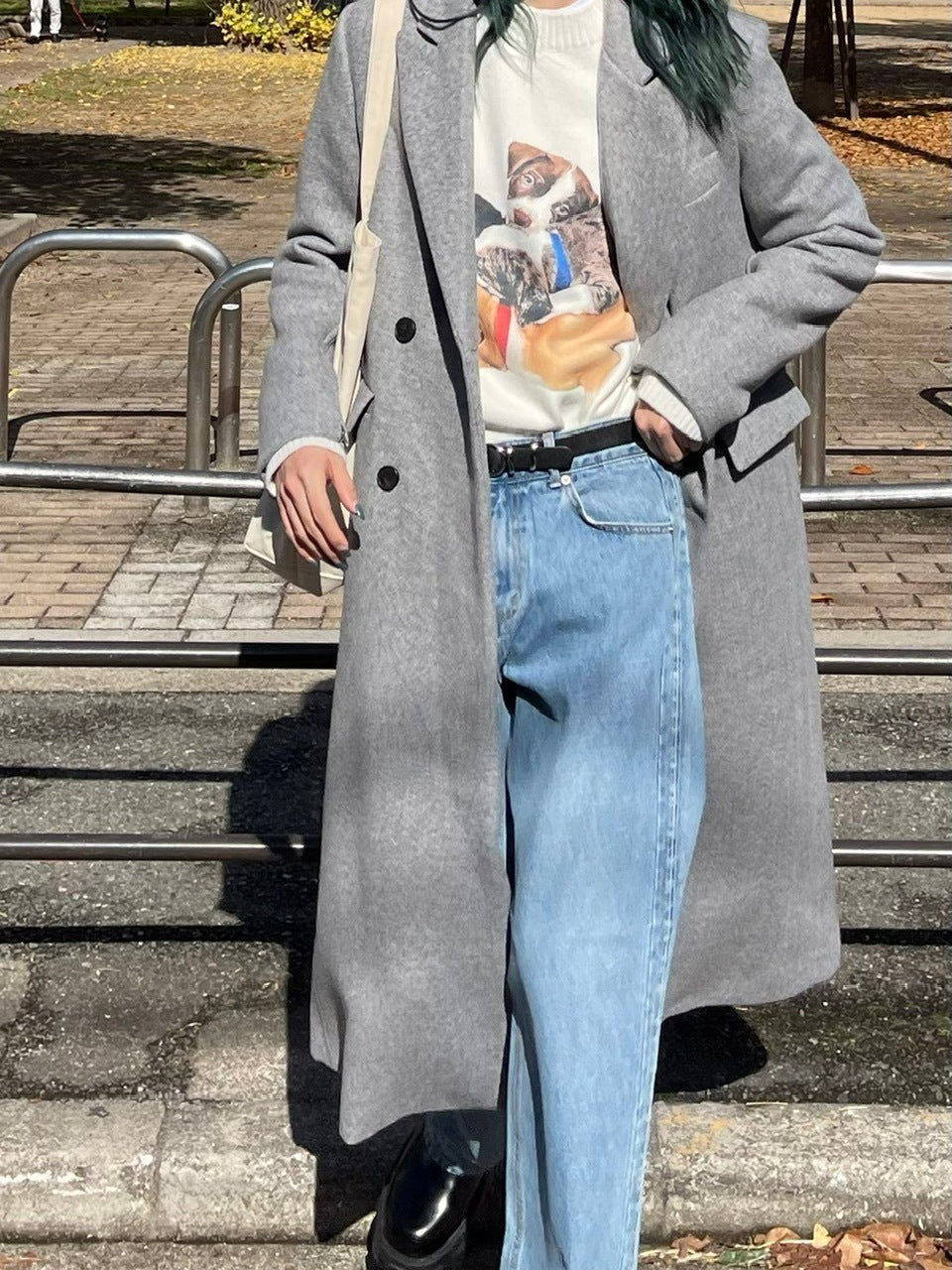 受注制【Chikashitsu +】arm zip gentleman coat (2color)