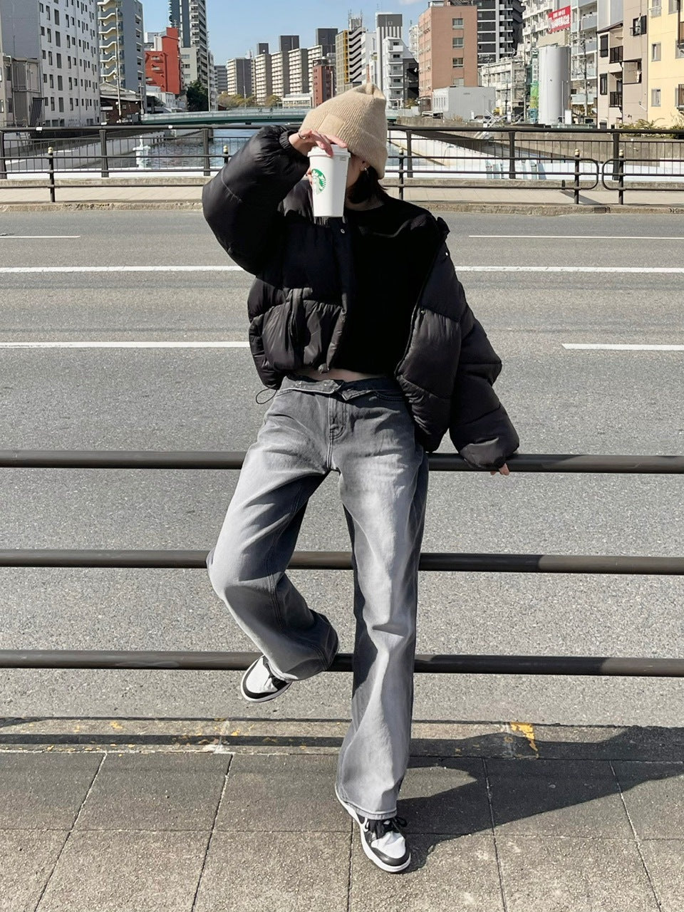 【Chikashitsu +】vintage wash denim pants (2color) / 【チカシツプラス】ヴィンテージウォッシュデニムパンツ