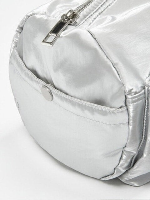 【NOT KNOWING】Double Ribbon Cargo Duffle Bag