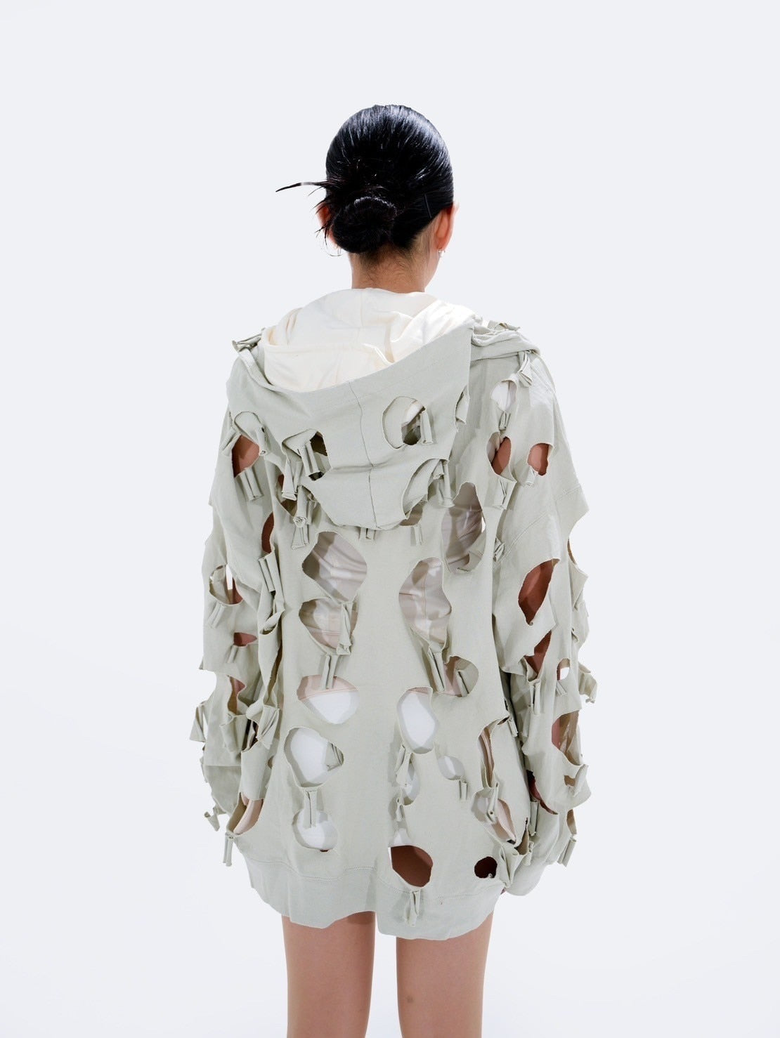 【Bizarre Maiden】damage full zip hoodie