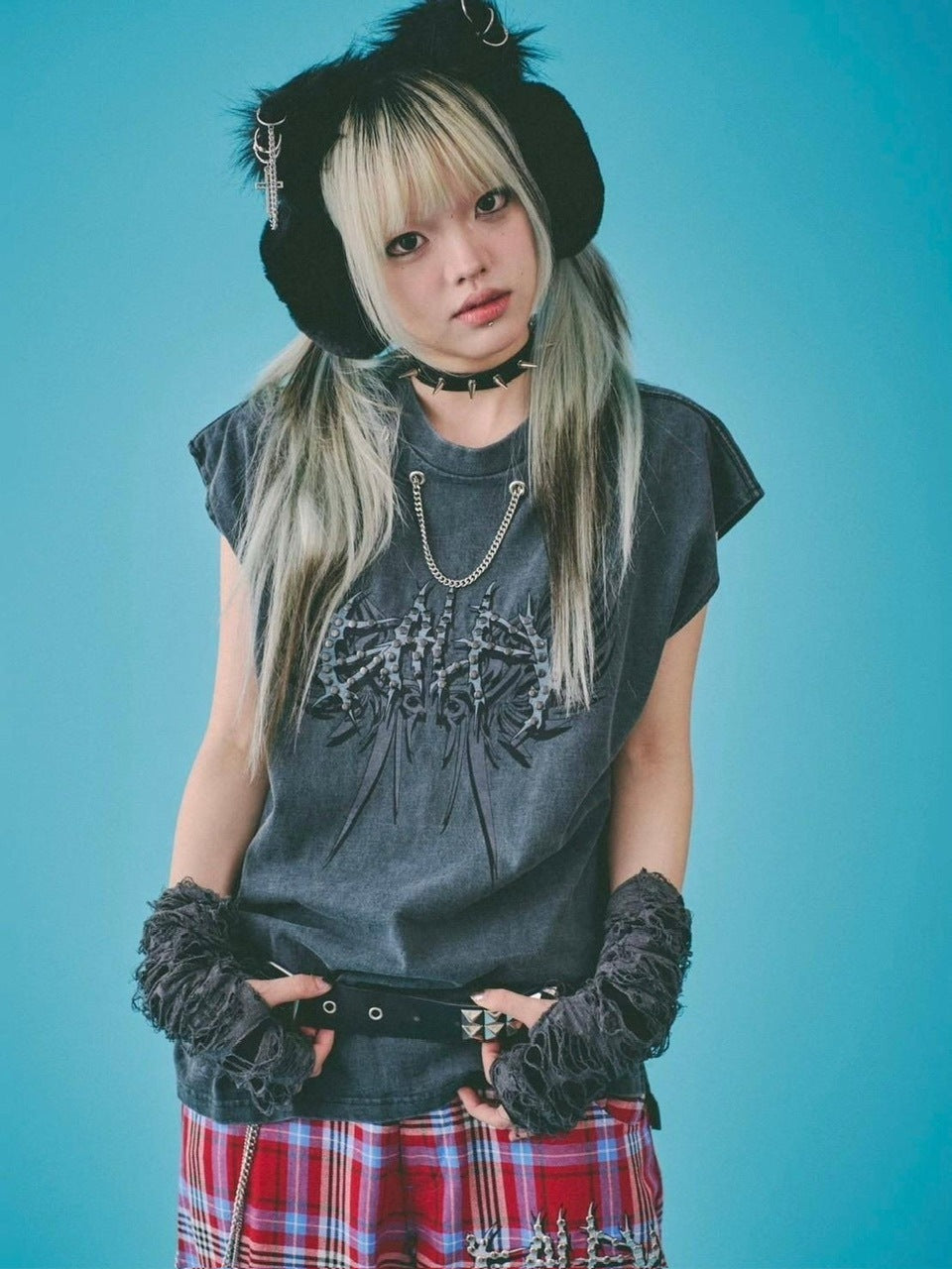 【GALFY】ゴリ厨二タンク / 【ガルフィー】ロゴプリントタンクトップ