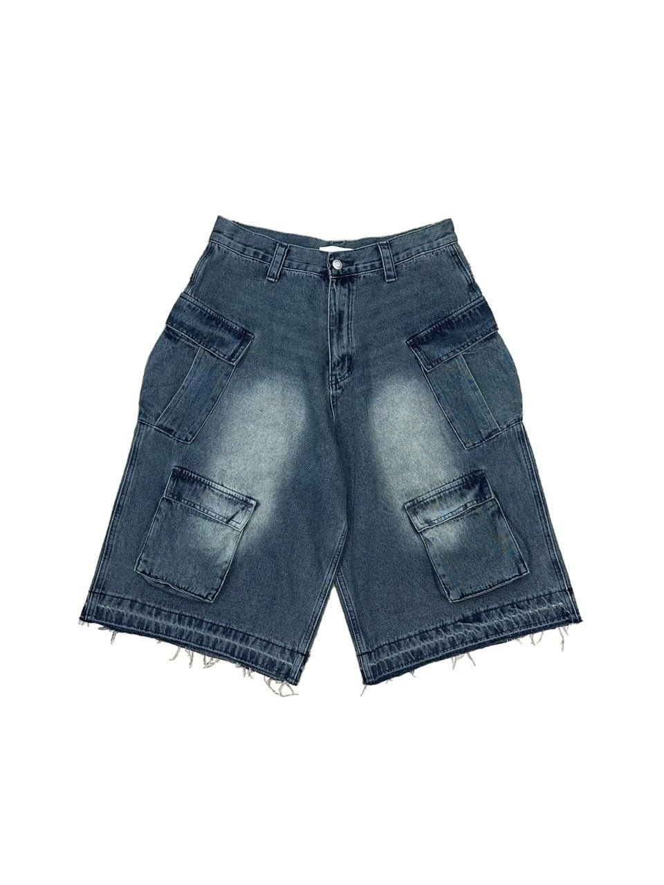 大阪店WEB限定受注制【Chikashitsu +】multi pocket denim half pants