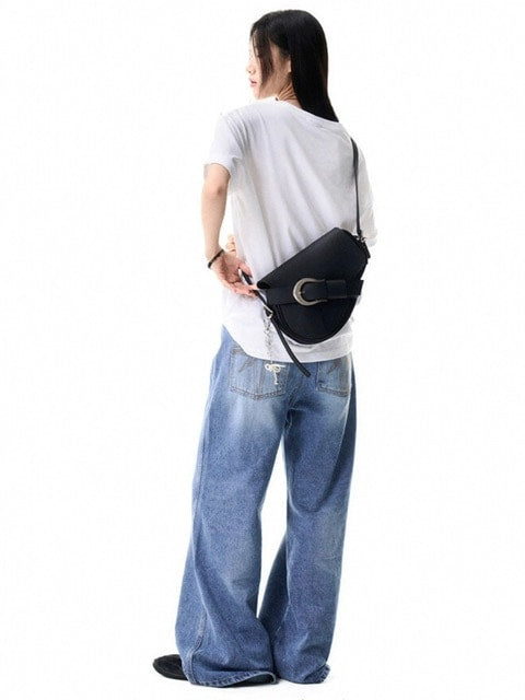 【IUGAMAKARAS】H-Buckle Holster Bag