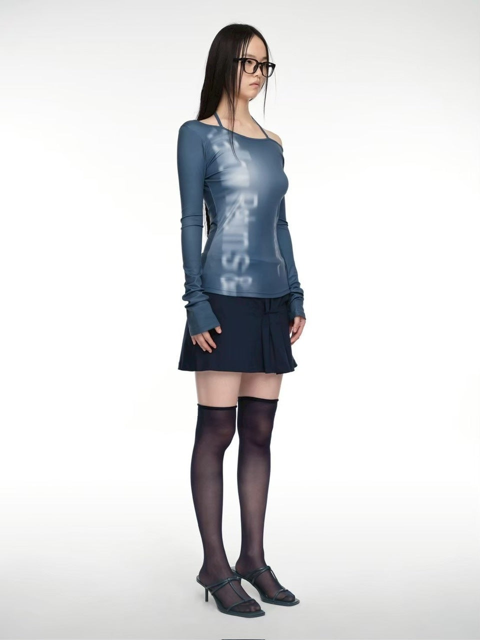 【NACHE】HALTER SLIM FIT LONG SLEEVE