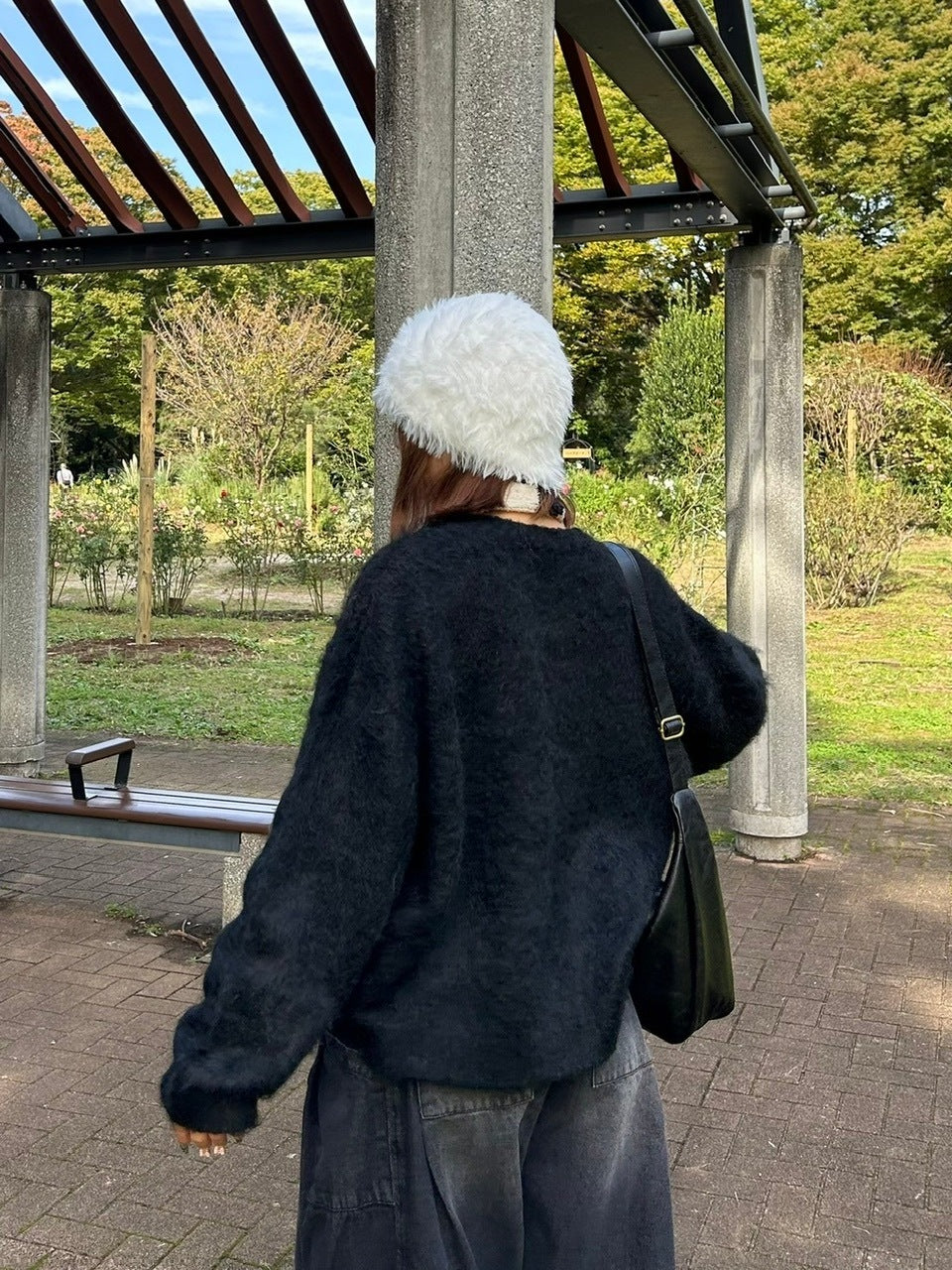 受注制【Chikashitsu +】volume fur beanie (4color)