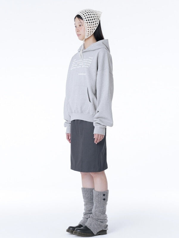 【Miseki seoul】Quote sweat hoodie