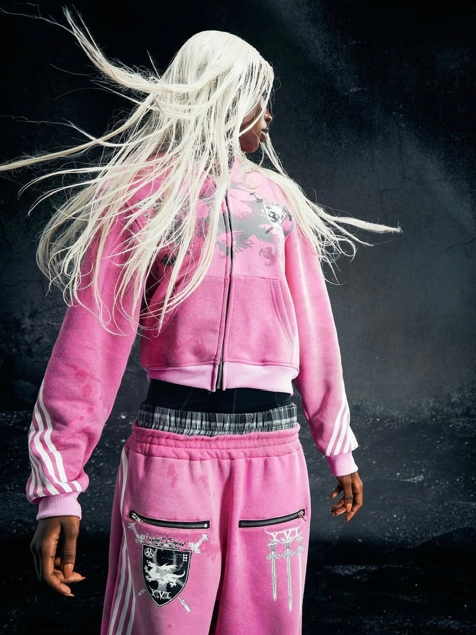 【Cozy world Wide】ROYAL KNIGHT CLUB WAXED - HOODZIP