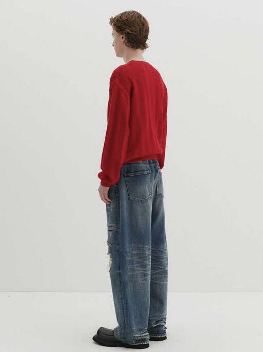 【DNSR】Meshed Crop Knit