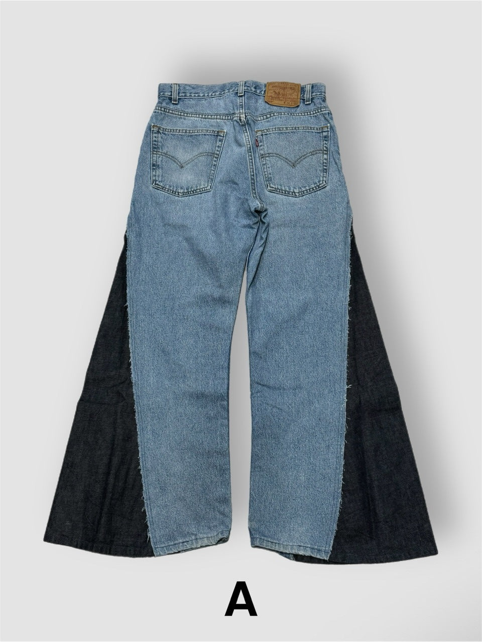 【Re +】newold docking flare denim pants (blue)