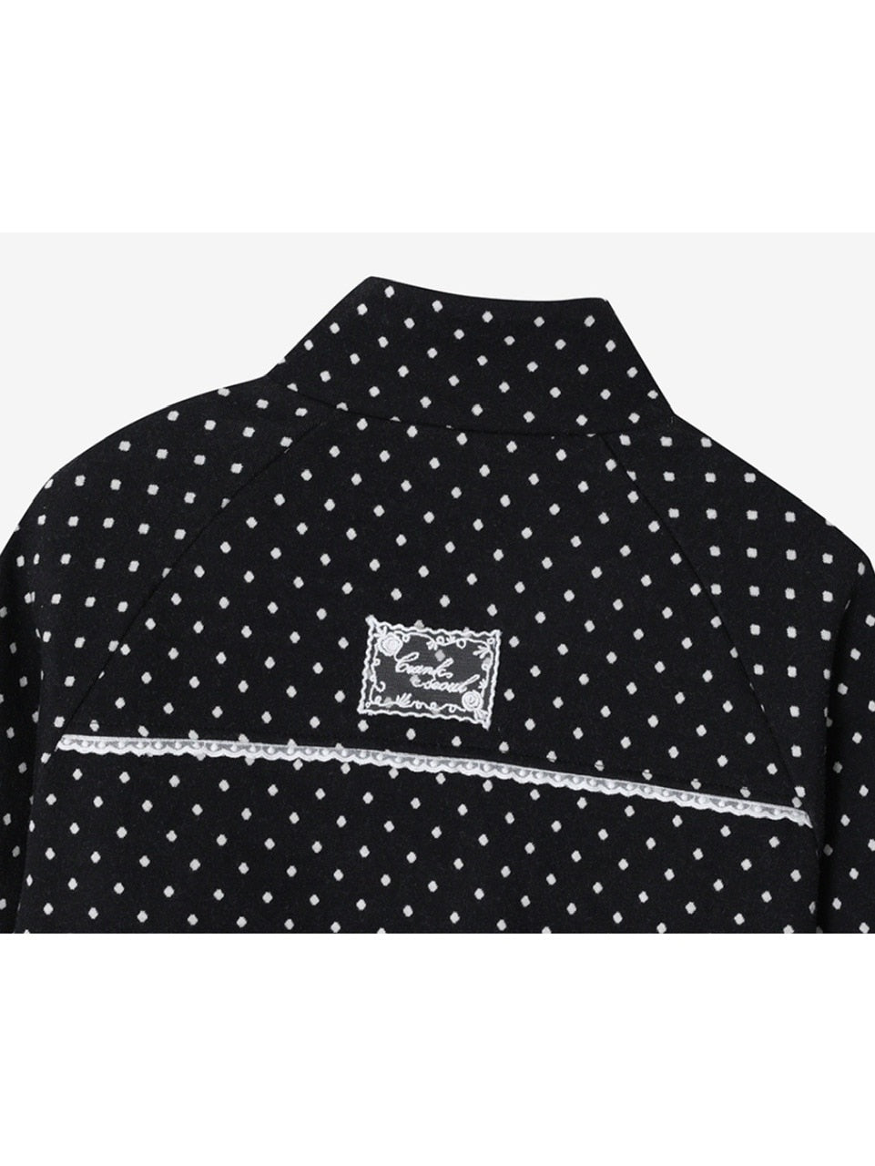 【CRANK】ROSE DOT TRACK JACKET / 【クランク】ローズドットダブルジップトラックジャケット